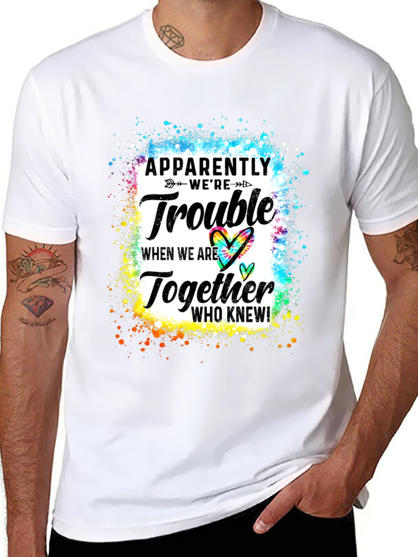 Trouble Together Graphic T-Shirt