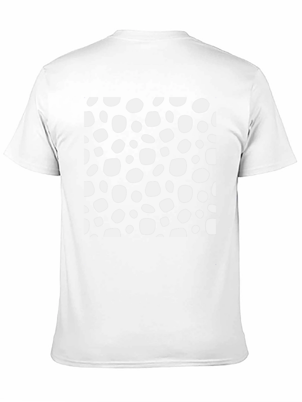 Funky Black T-Shirt with White Spot Pattern