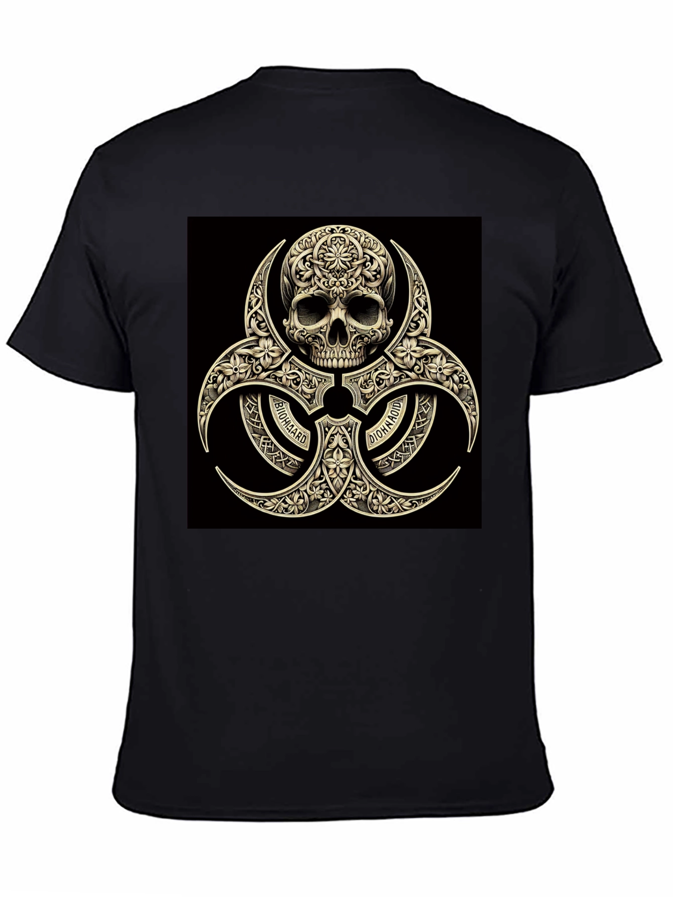 Biohazard Skull Graphic Tee