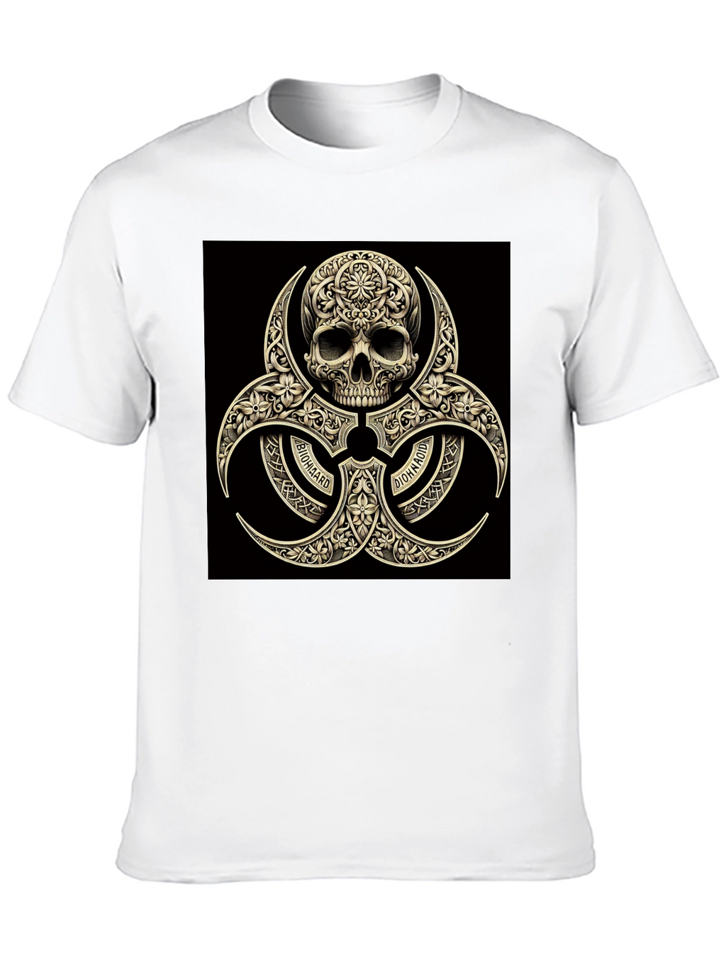 Biohazard Skull Graphic Tee