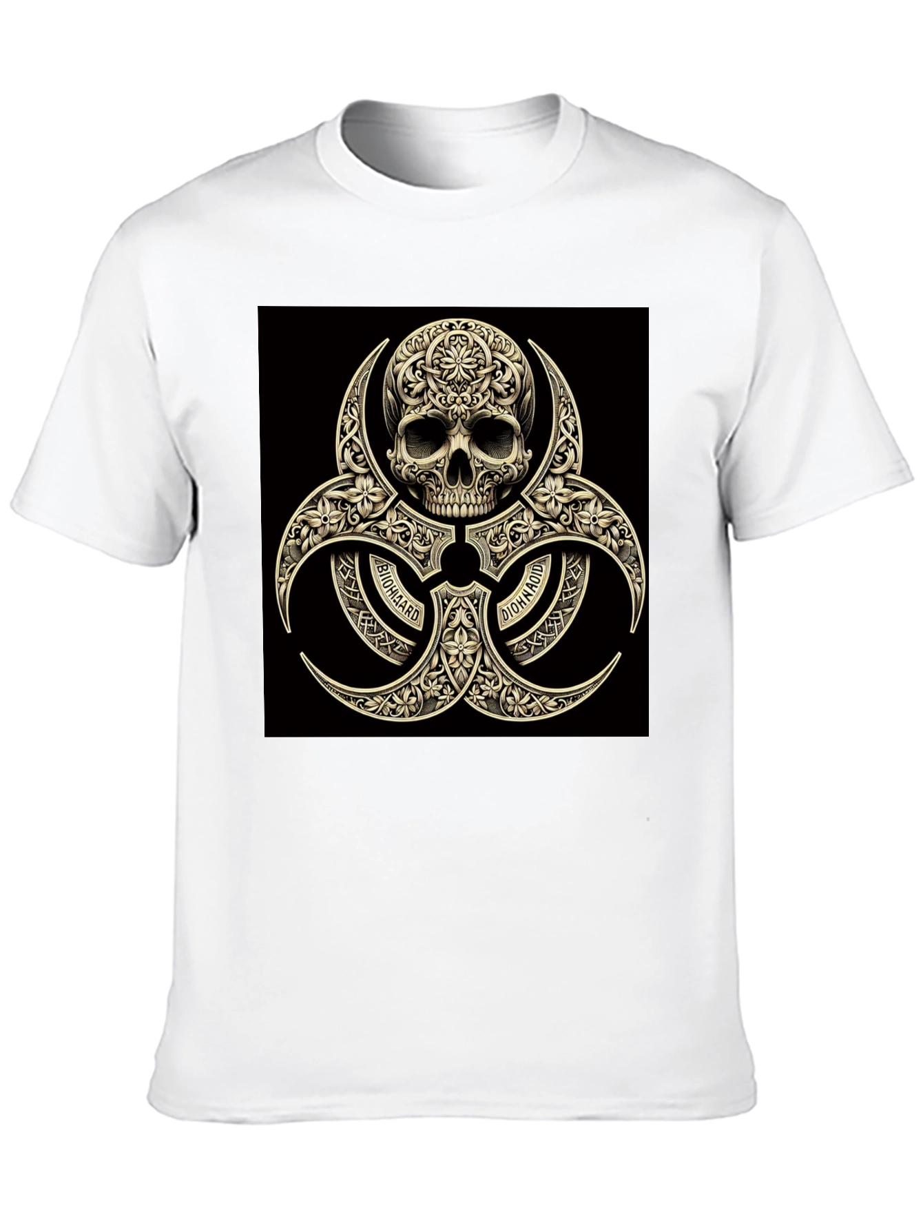 Biohazard Skull Graphic Tee