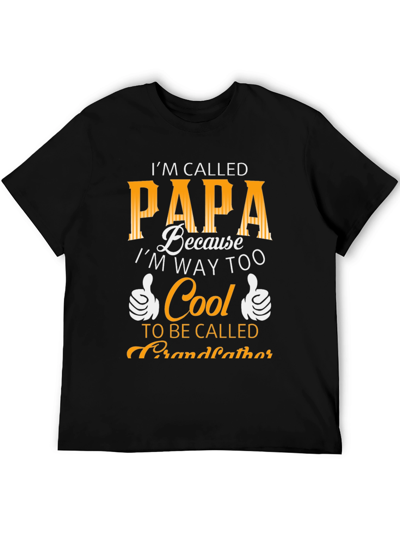 Cool Papa T-Shirt - Funny Grandfather Tee