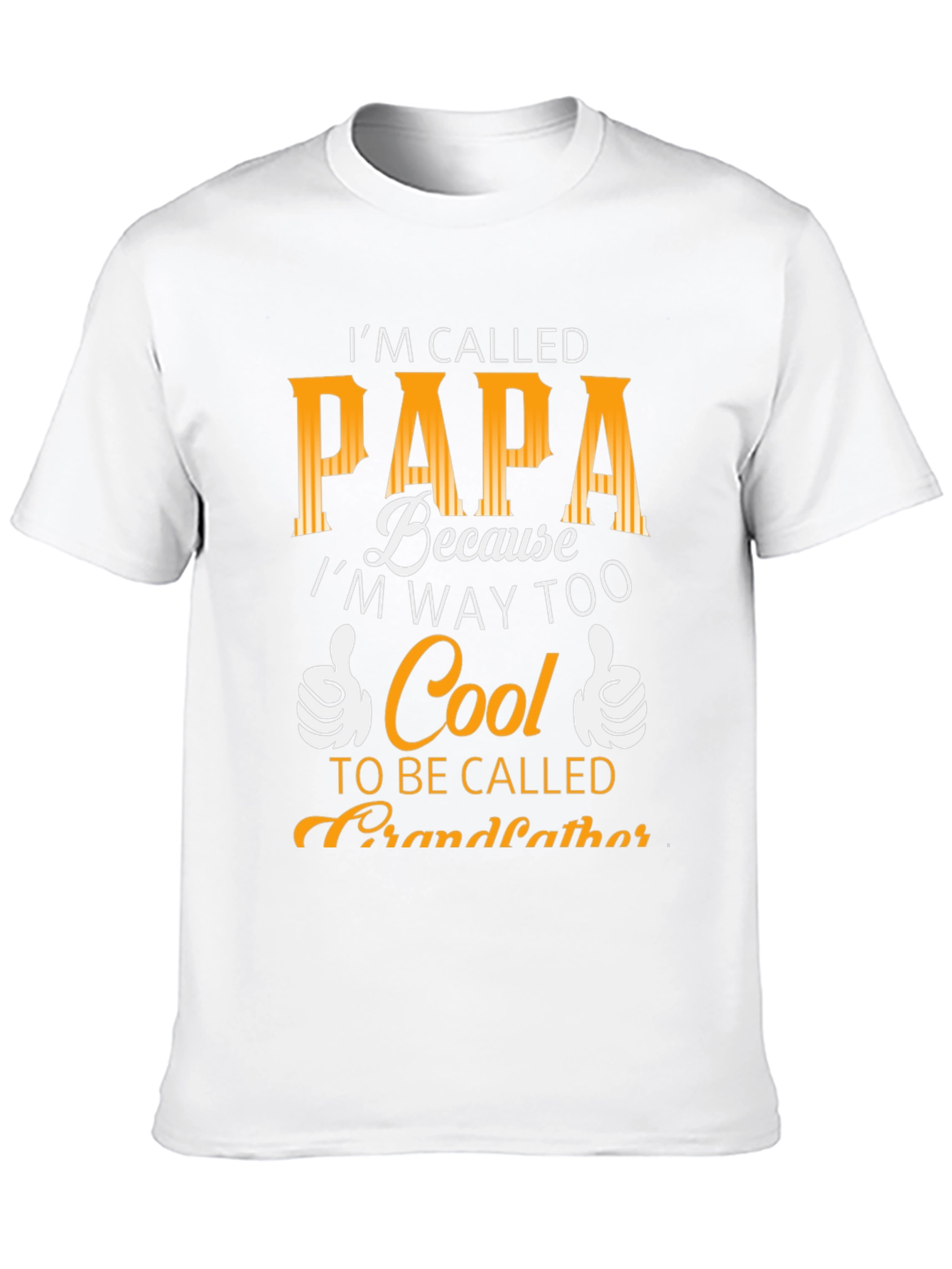 Cool Papa T-Shirt - Funny Grandfather Tee