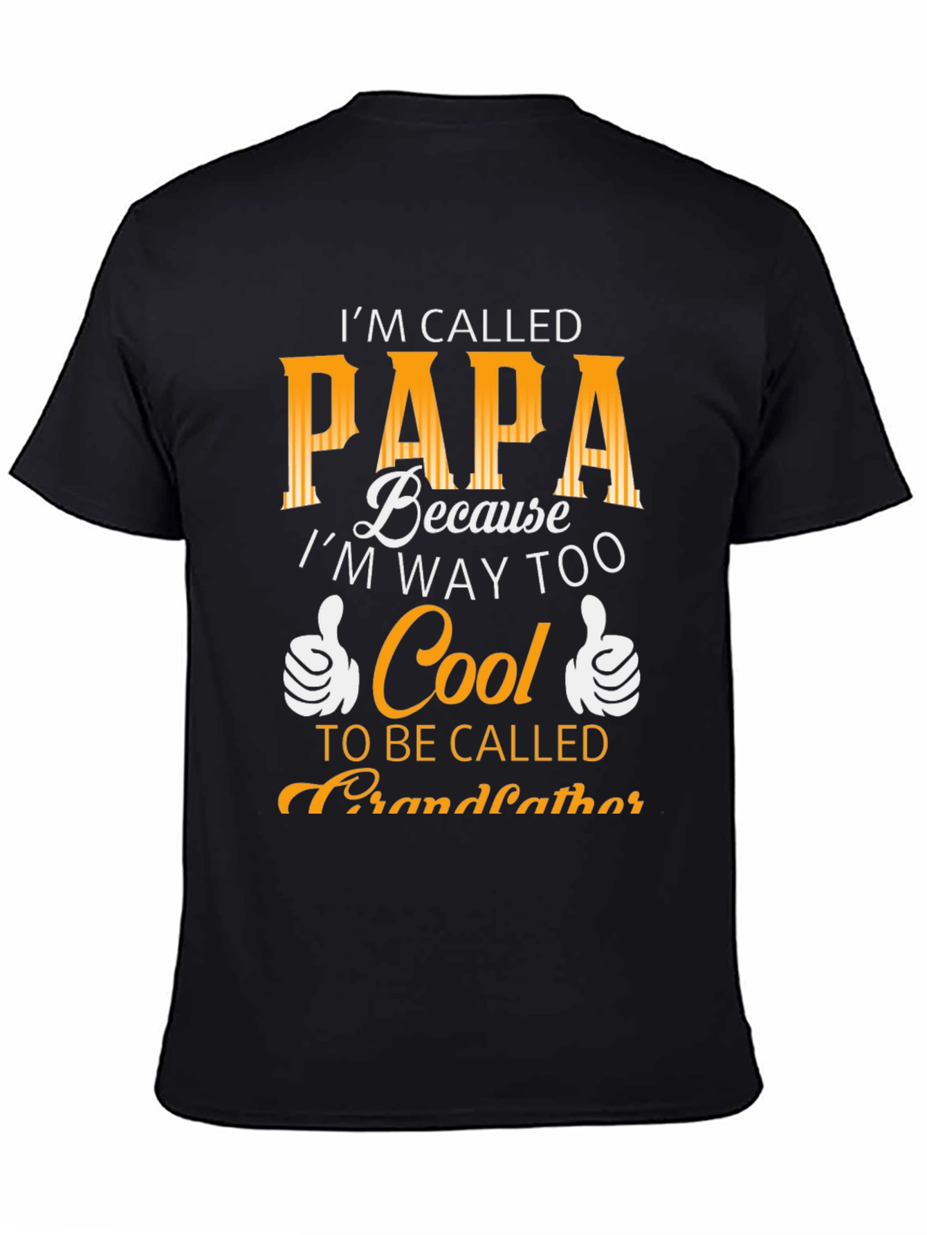Cool Papa T-Shirt - Funny Grandfather Tee