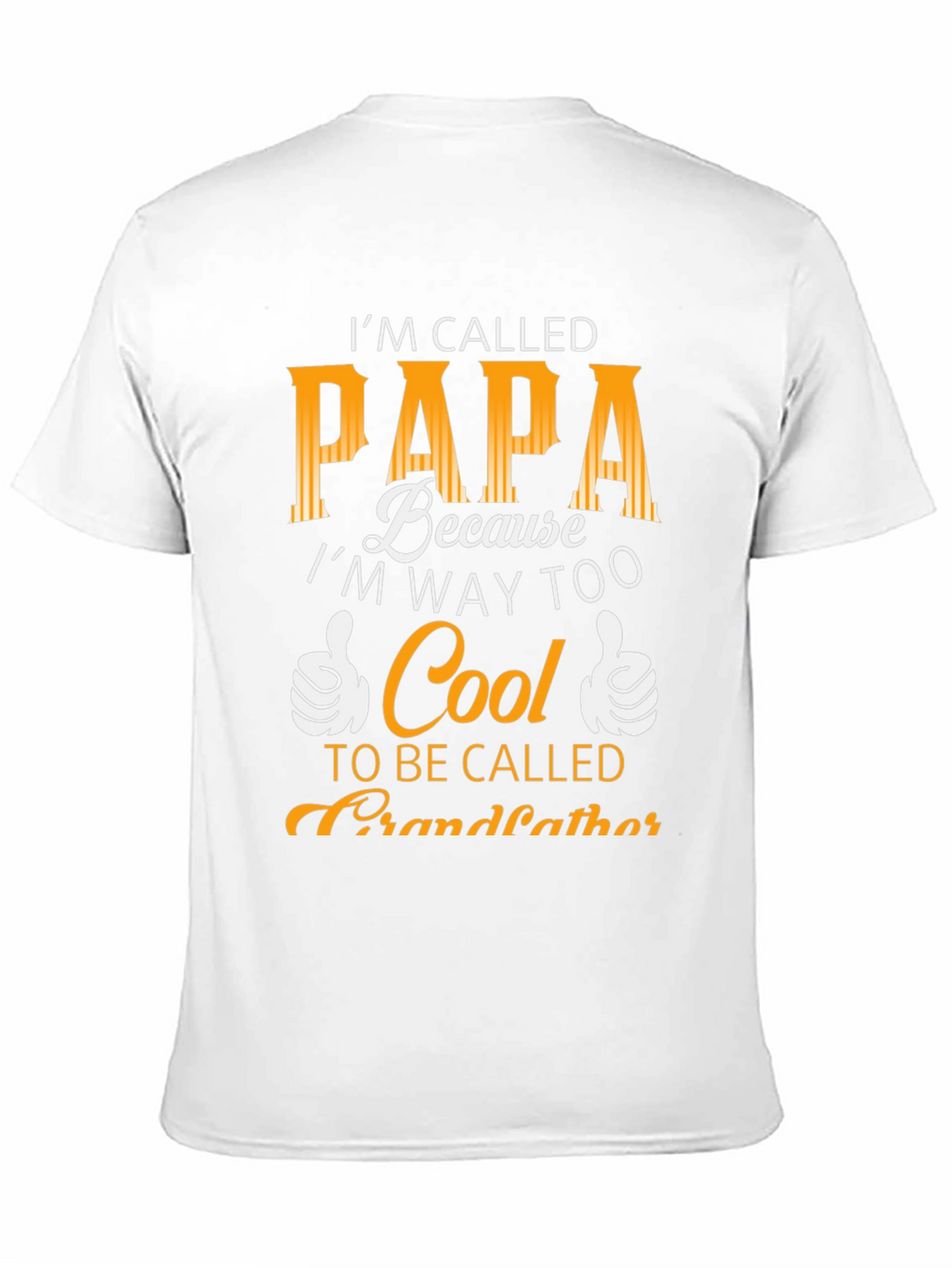 Cool Papa T-Shirt - Funny Grandfather Tee