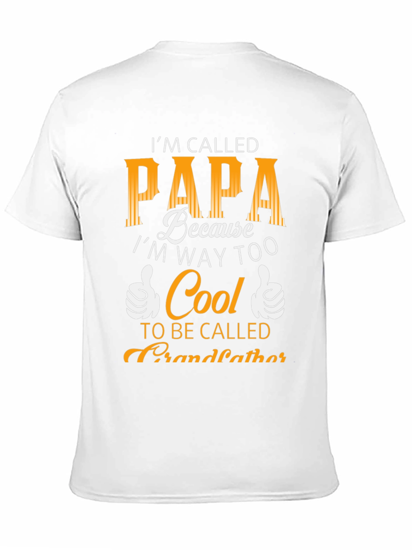 Cool Papa T-Shirt - Funny Grandfather Tee