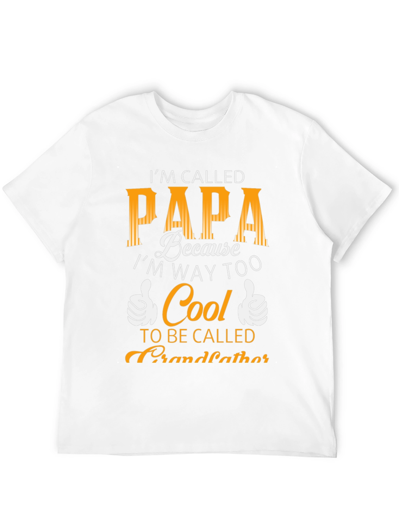 Cool Papa T-Shirt - Funny Grandfather Tee