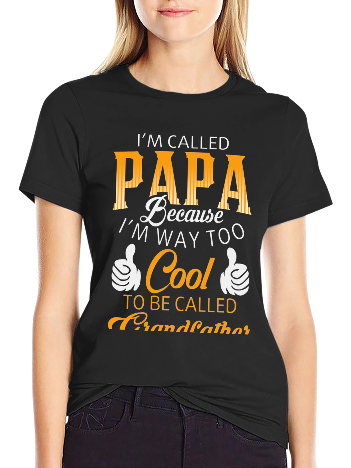 Cool Papa T-Shirt - Funny Grandfather Tee