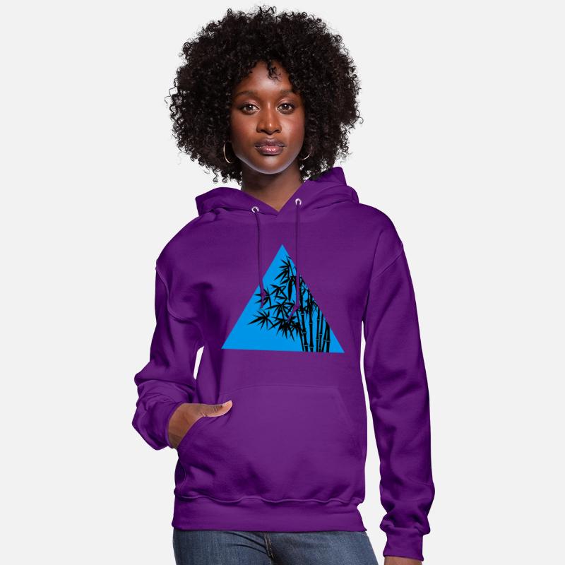 A Blue Triangle and Bamboo