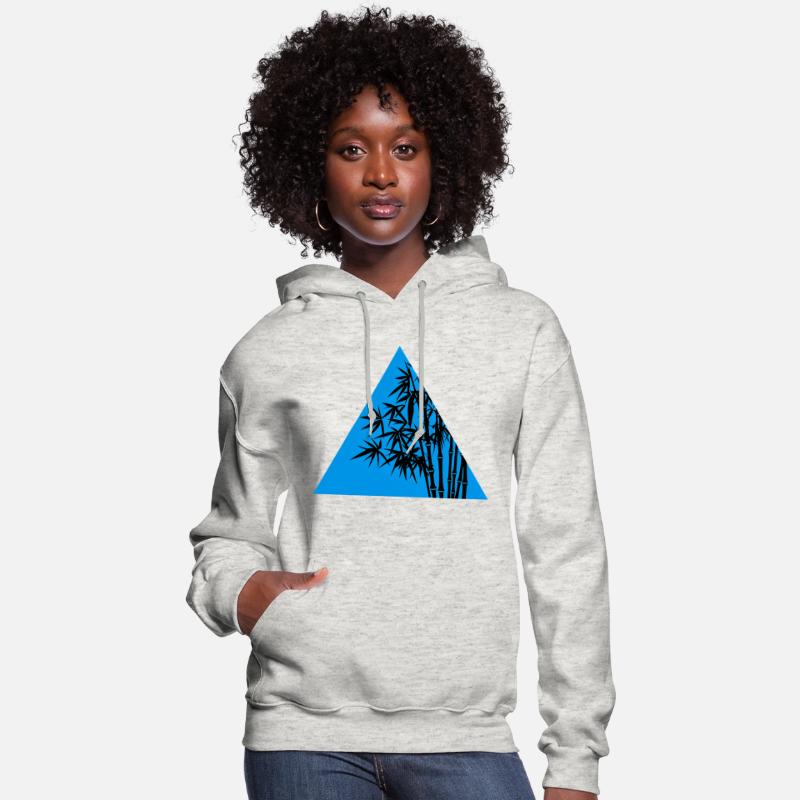 A Blue Triangle and Bamboo