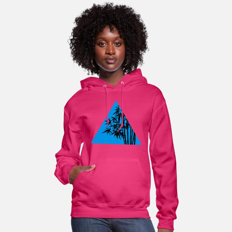 A Blue Triangle and Bamboo