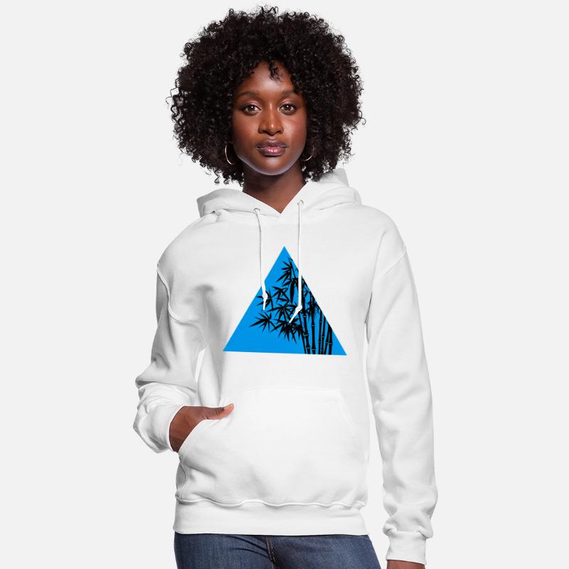 A Blue Triangle and Bamboo