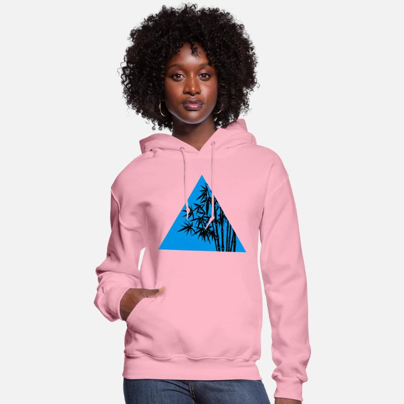 A Blue Triangle and Bamboo