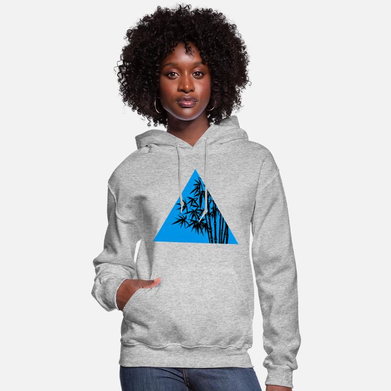 A Blue Triangle and Bamboo