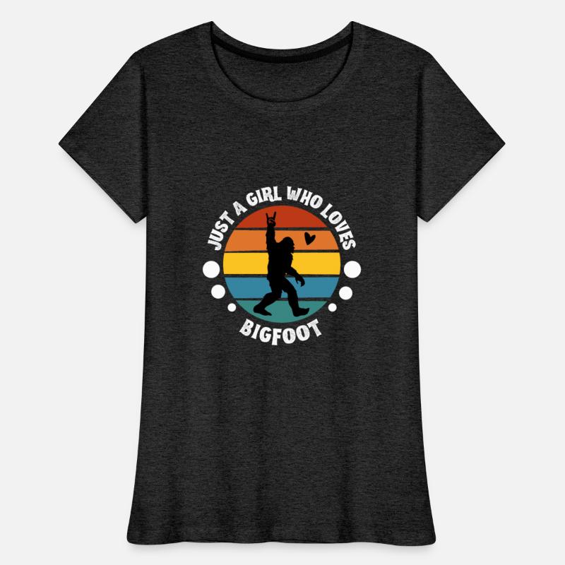 A Girl Who Loves Bigfoot Hide And Seek Retro Gift