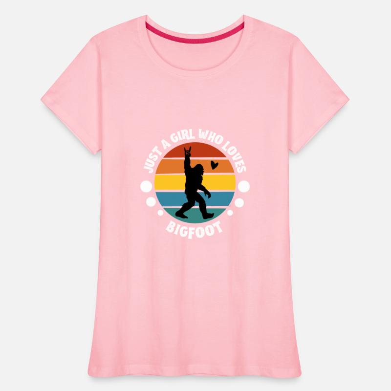 A Girl Who Loves Bigfoot Hide And Seek Retro Gift