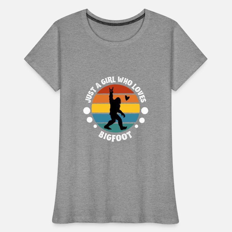 A Girl Who Loves Bigfoot Hide And Seek Retro Gift