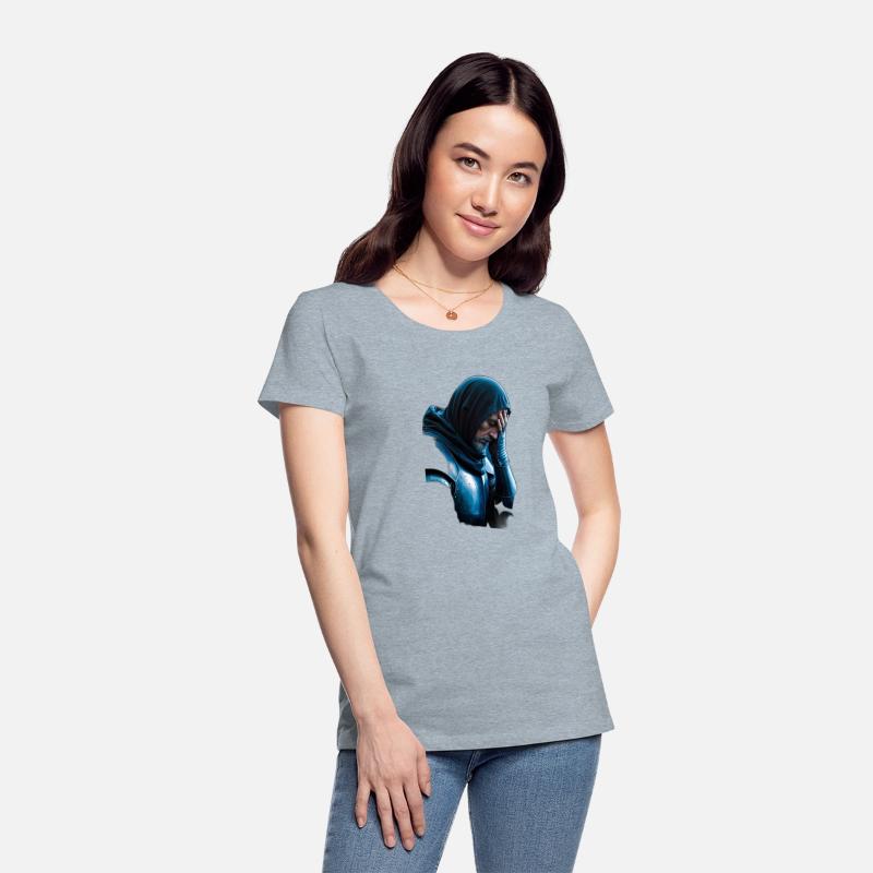 A sorrowful ebony clad knight his head bowed