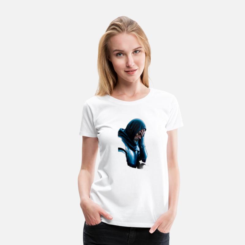 A sorrowful ebony clad knight his head bowed