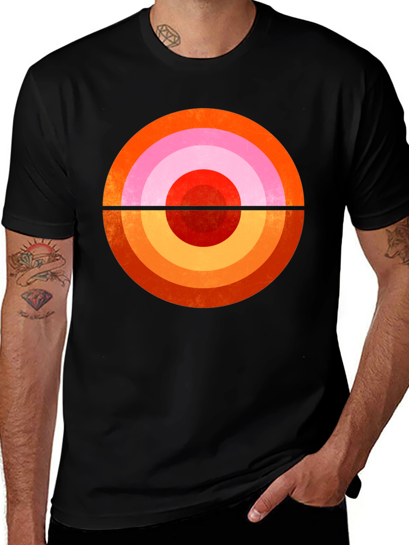 Retro Target Graphic T-Shirt
