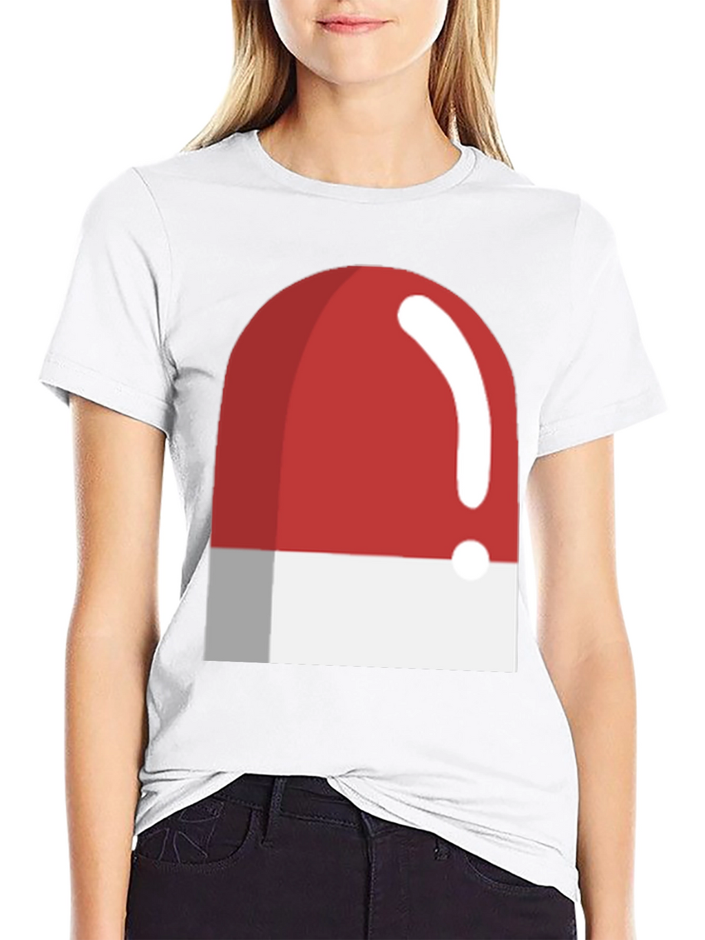 Red and White Light T-Shirt