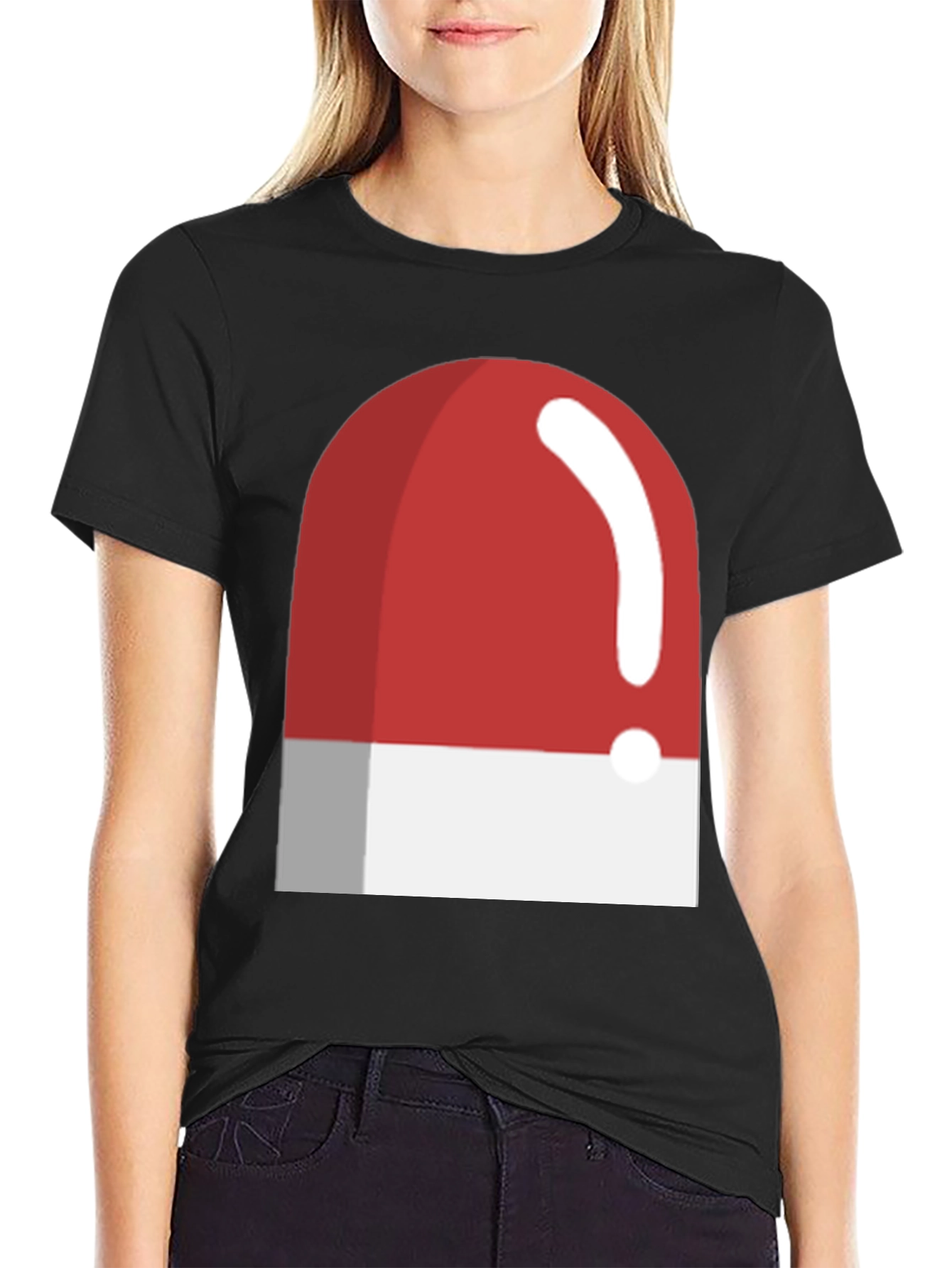 Red and White Light T-Shirt