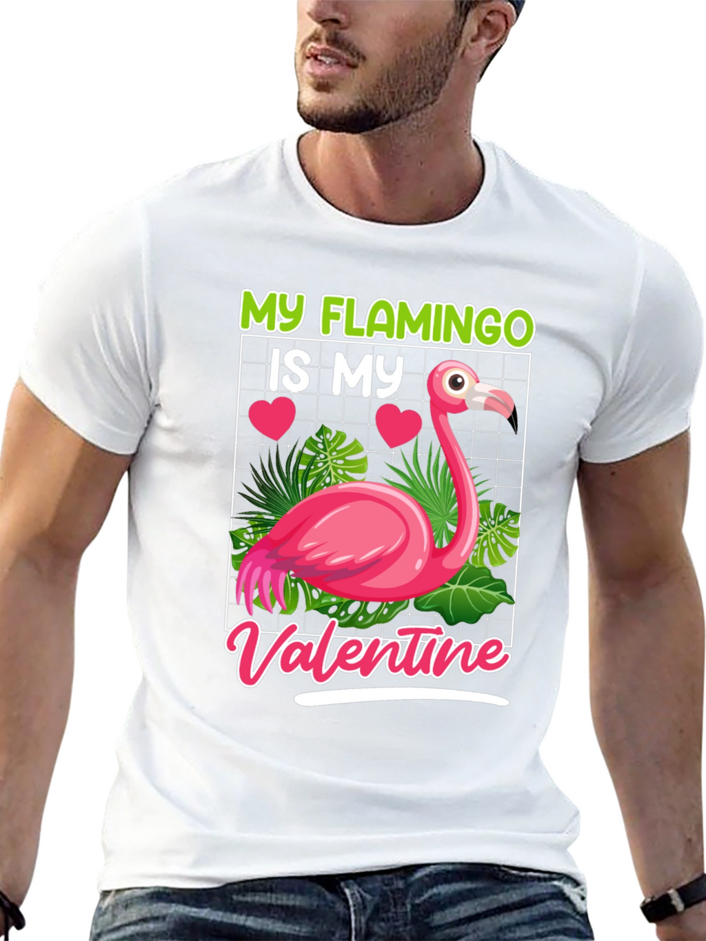 My Flamingo is My Valentine T-Shirt