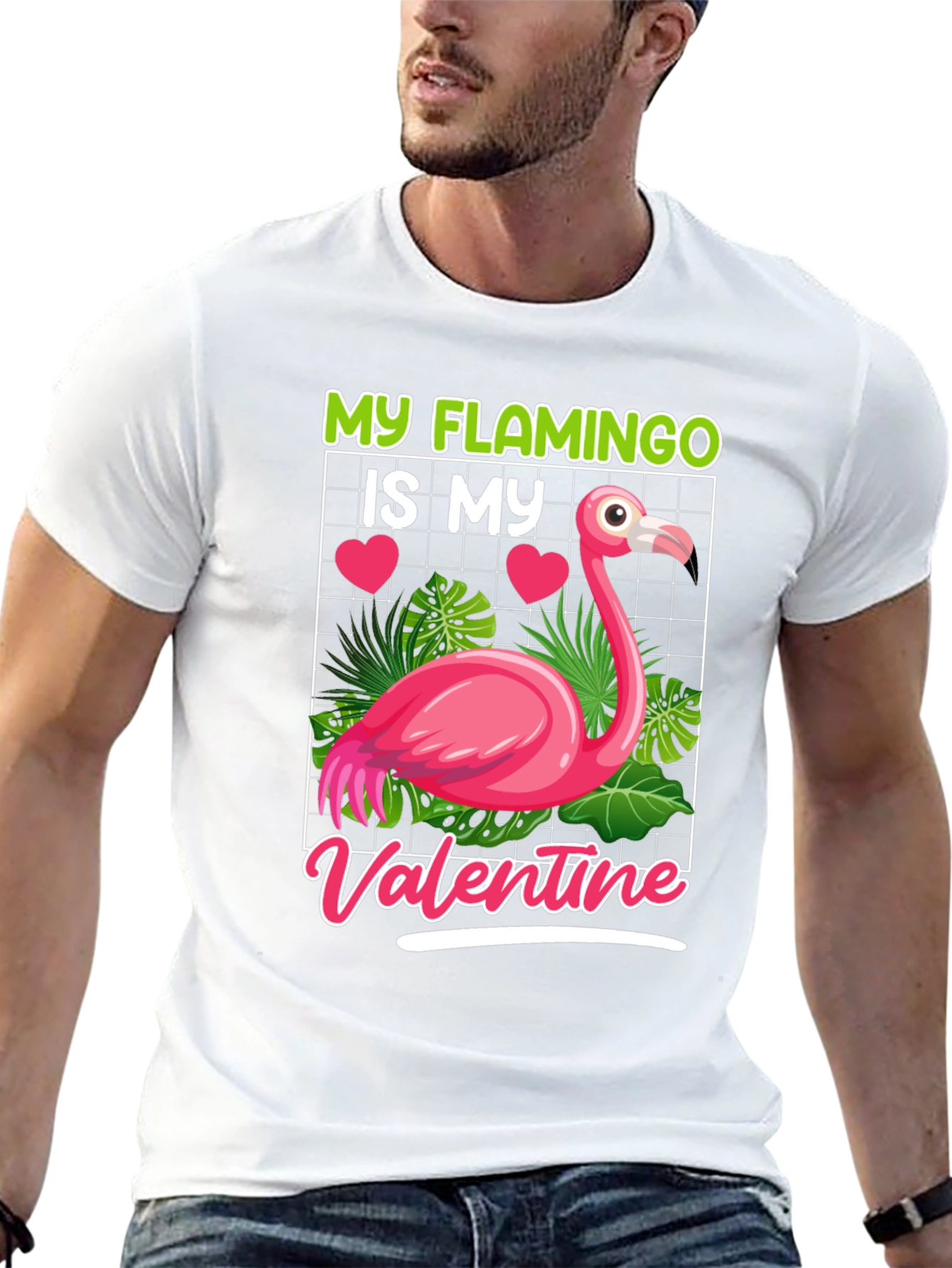 My Flamingo is My Valentine T-Shirt