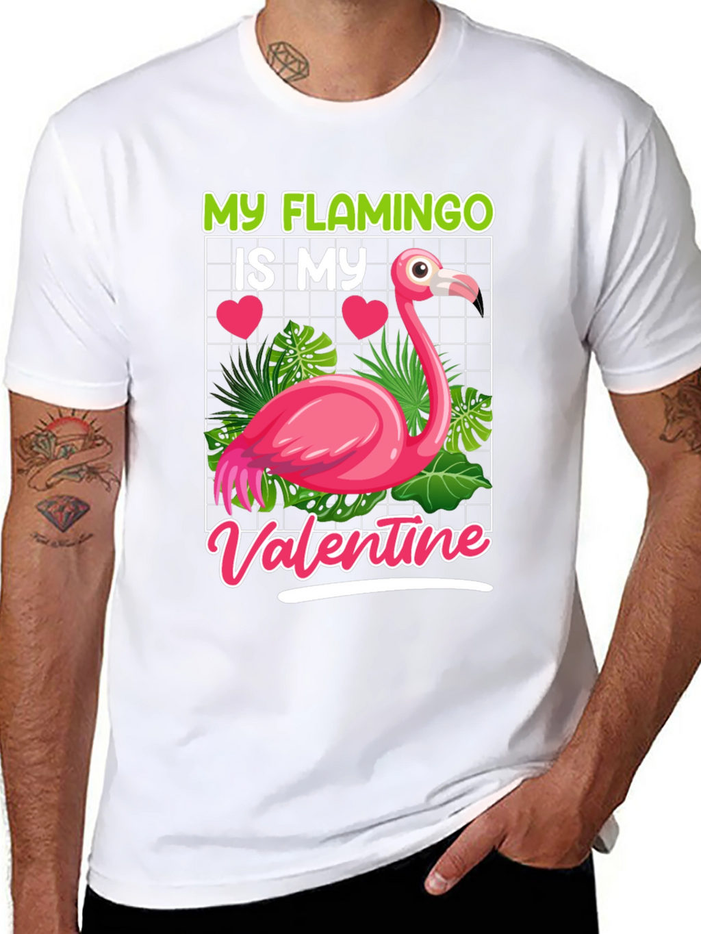 My Flamingo is My Valentine T-Shirt