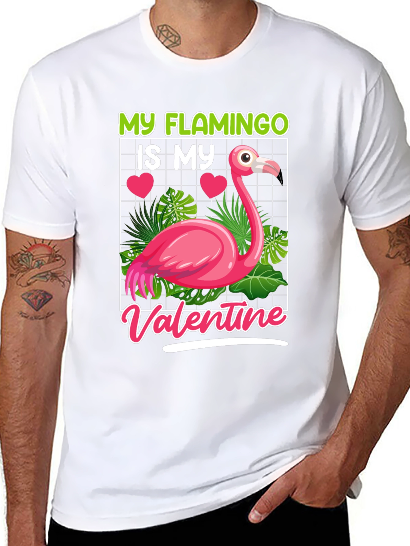 My Flamingo is My Valentine T-Shirt