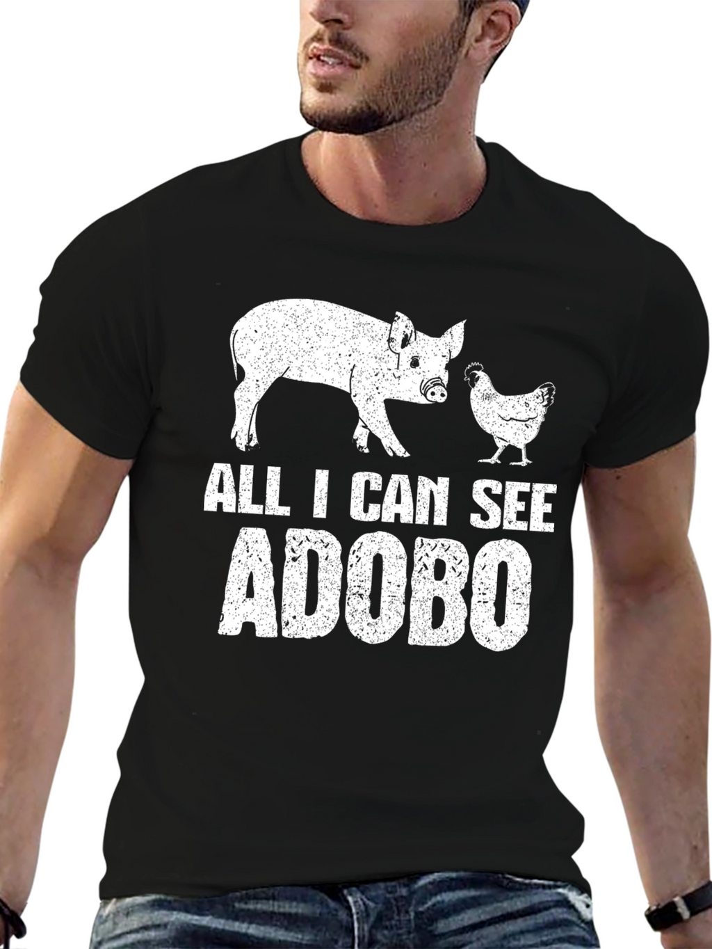 Adobo T-Shirt - Pig & Chicken Graphic Tee