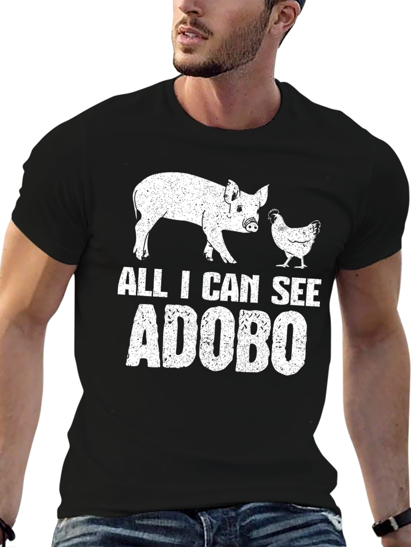 Adobo T-Shirt - Pig & Chicken Graphic Tee
