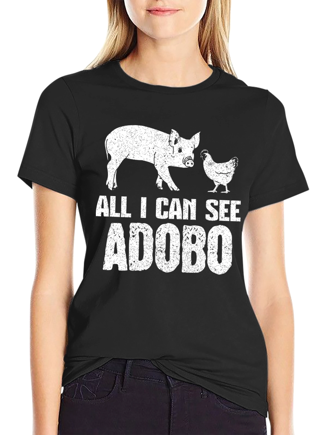 Adobo T-Shirt - Pig & Chicken Graphic Tee