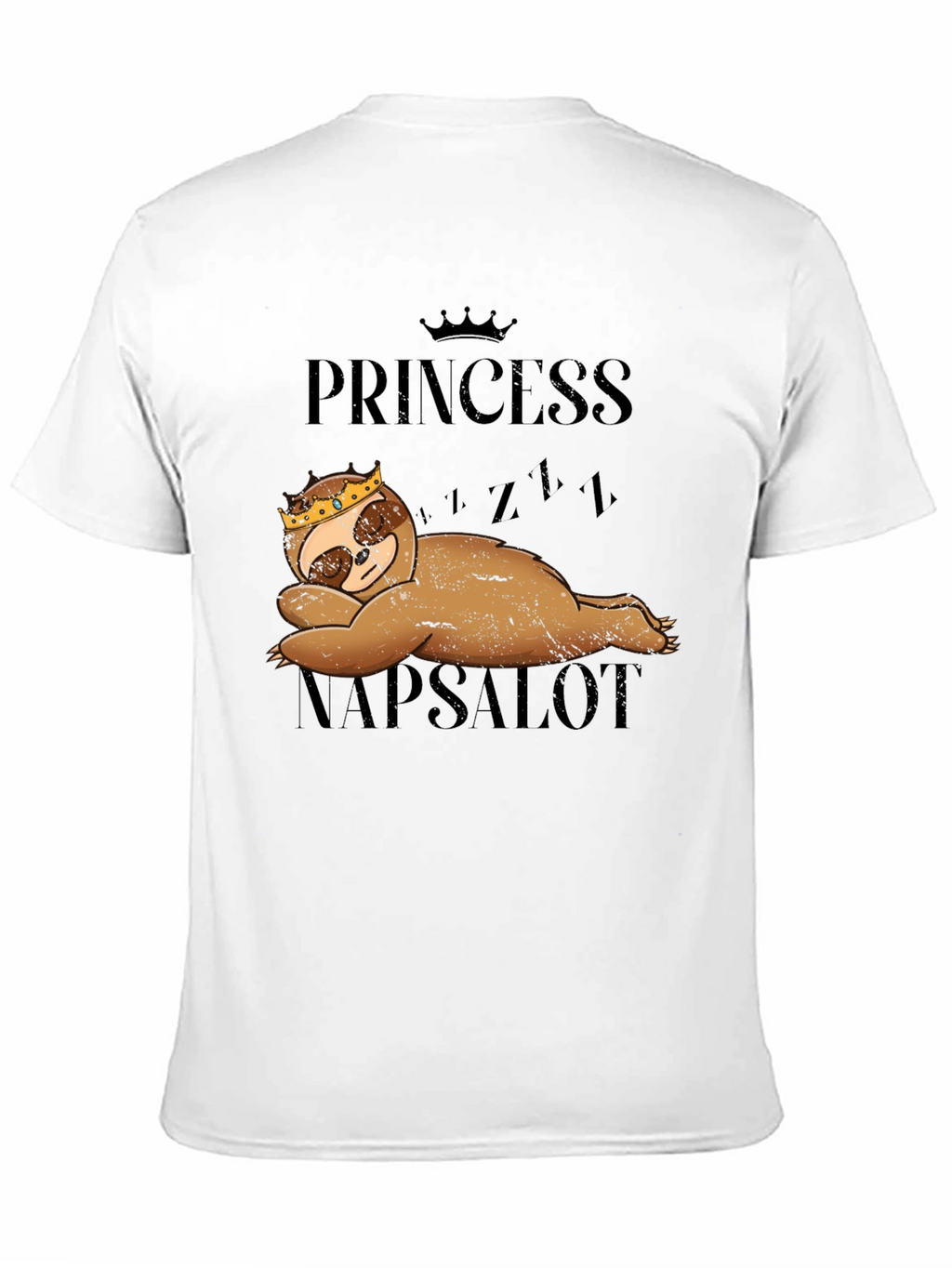 Princess Napsalot Sloth T-Shirt
