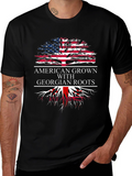 American Grown with Georgian Roots T-Shirt