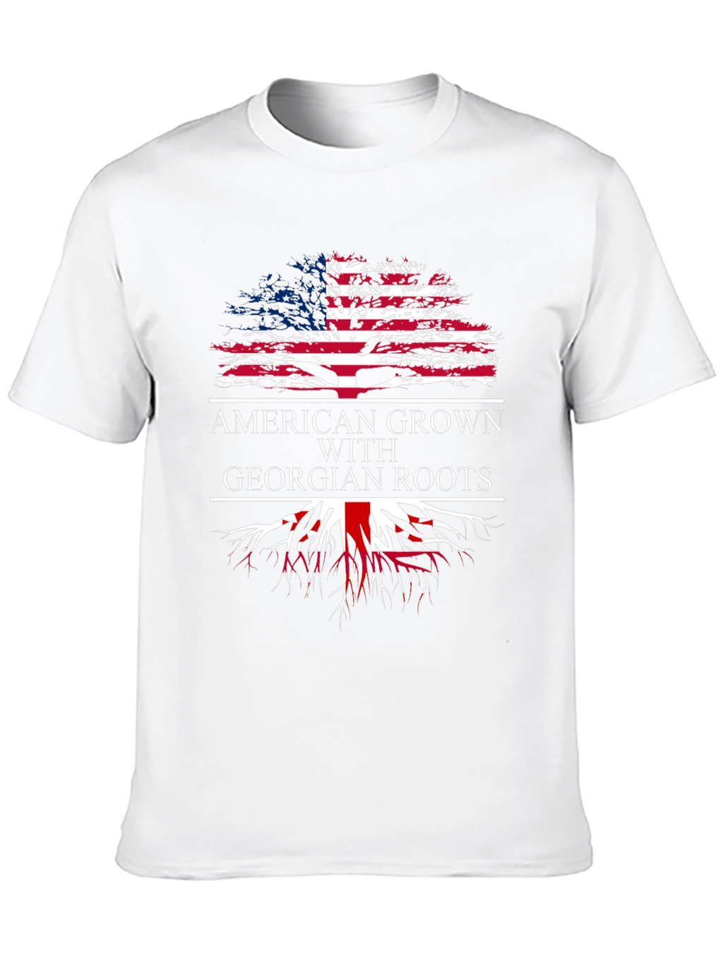 American Grown with Georgian Roots T-Shirt