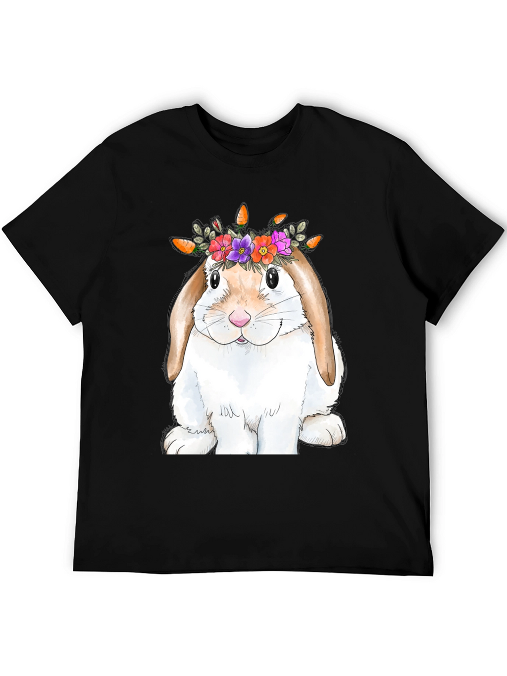 Bunny Flower Crown Graphic Tee