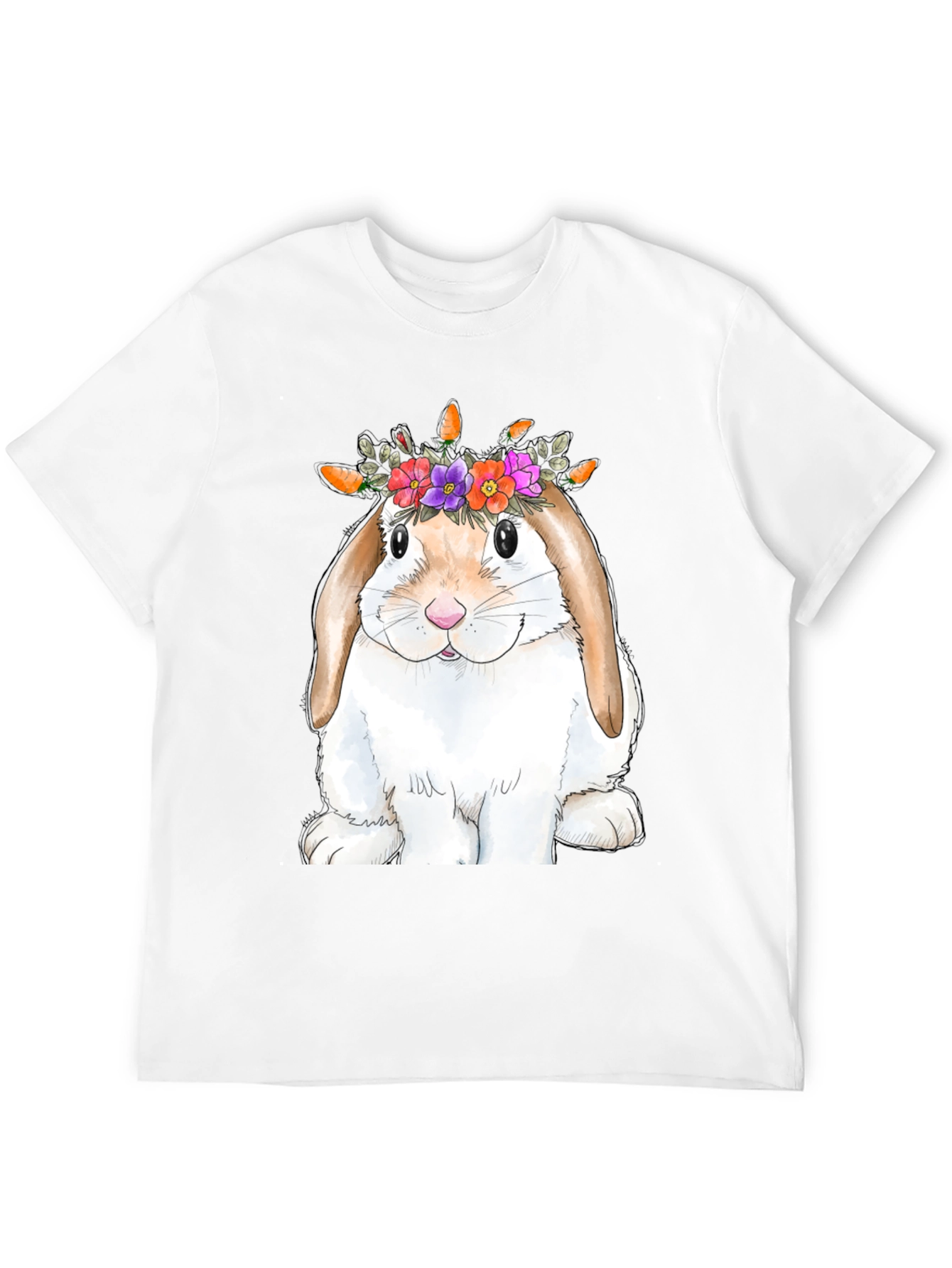 Bunny Flower Crown Graphic Tee