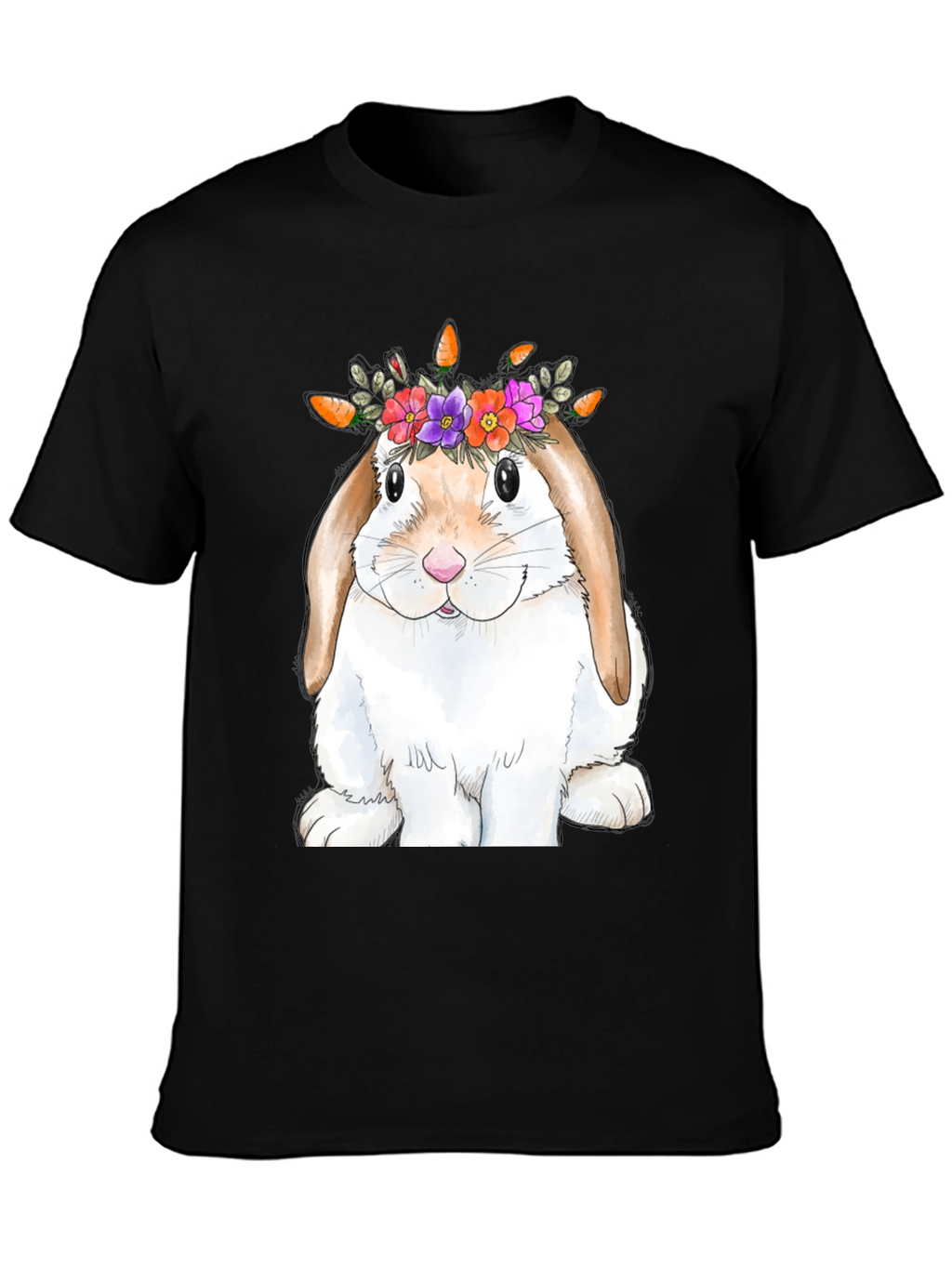 Bunny Flower Crown Graphic Tee