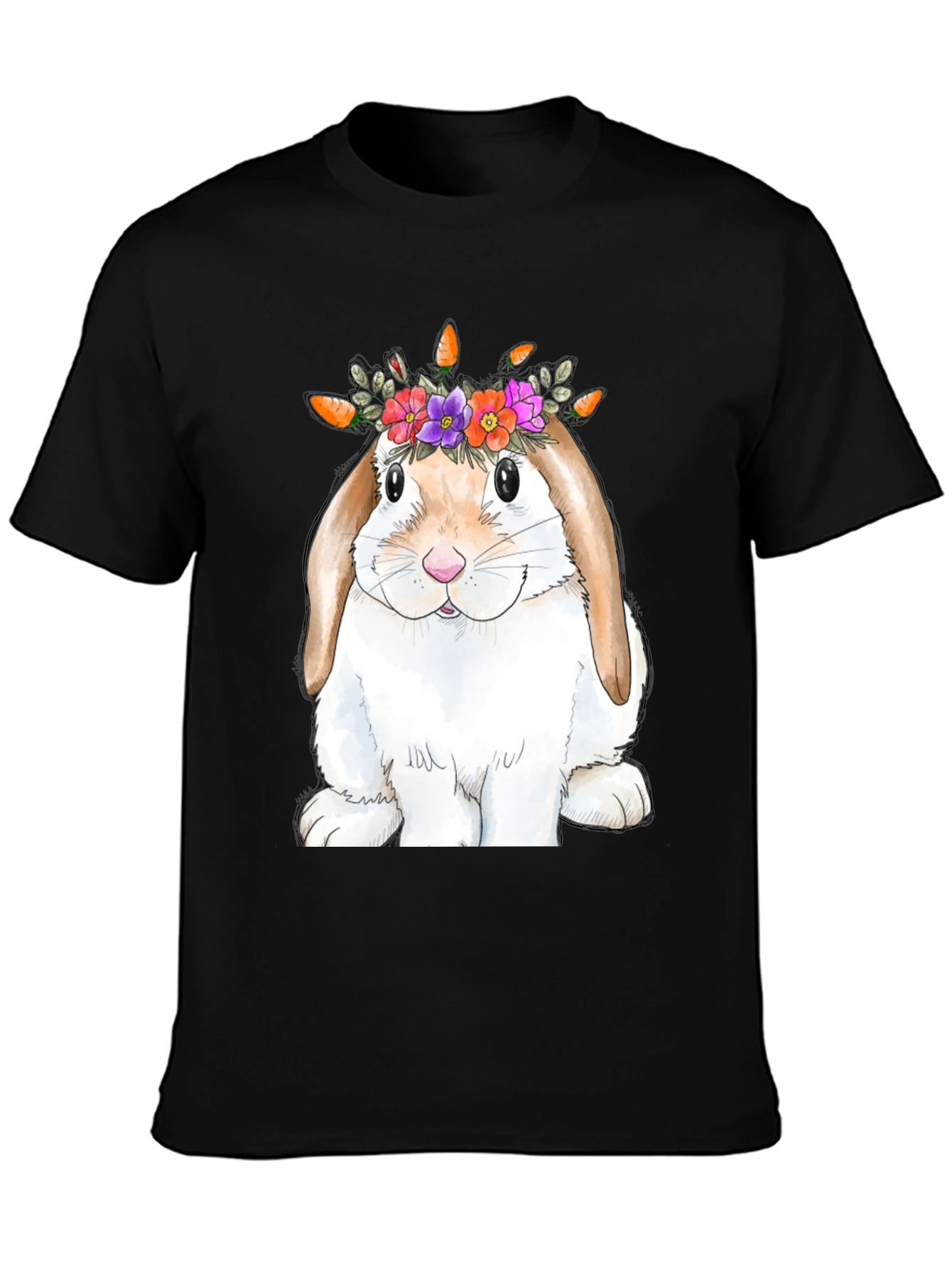 Bunny Flower Crown Graphic Tee