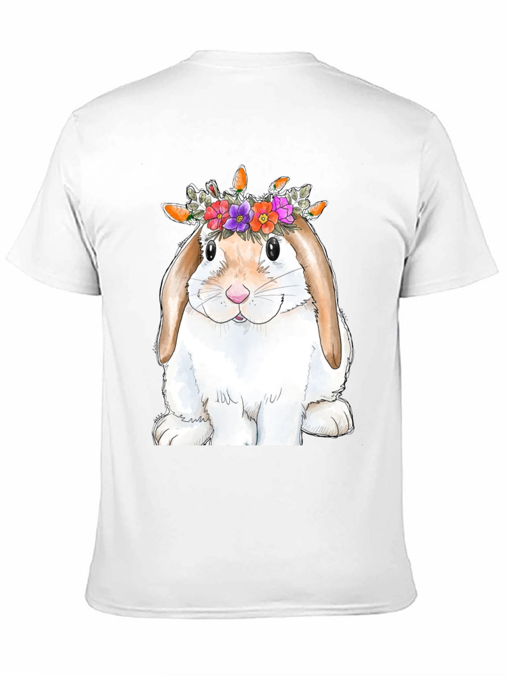 Bunny Flower Crown Graphic Tee