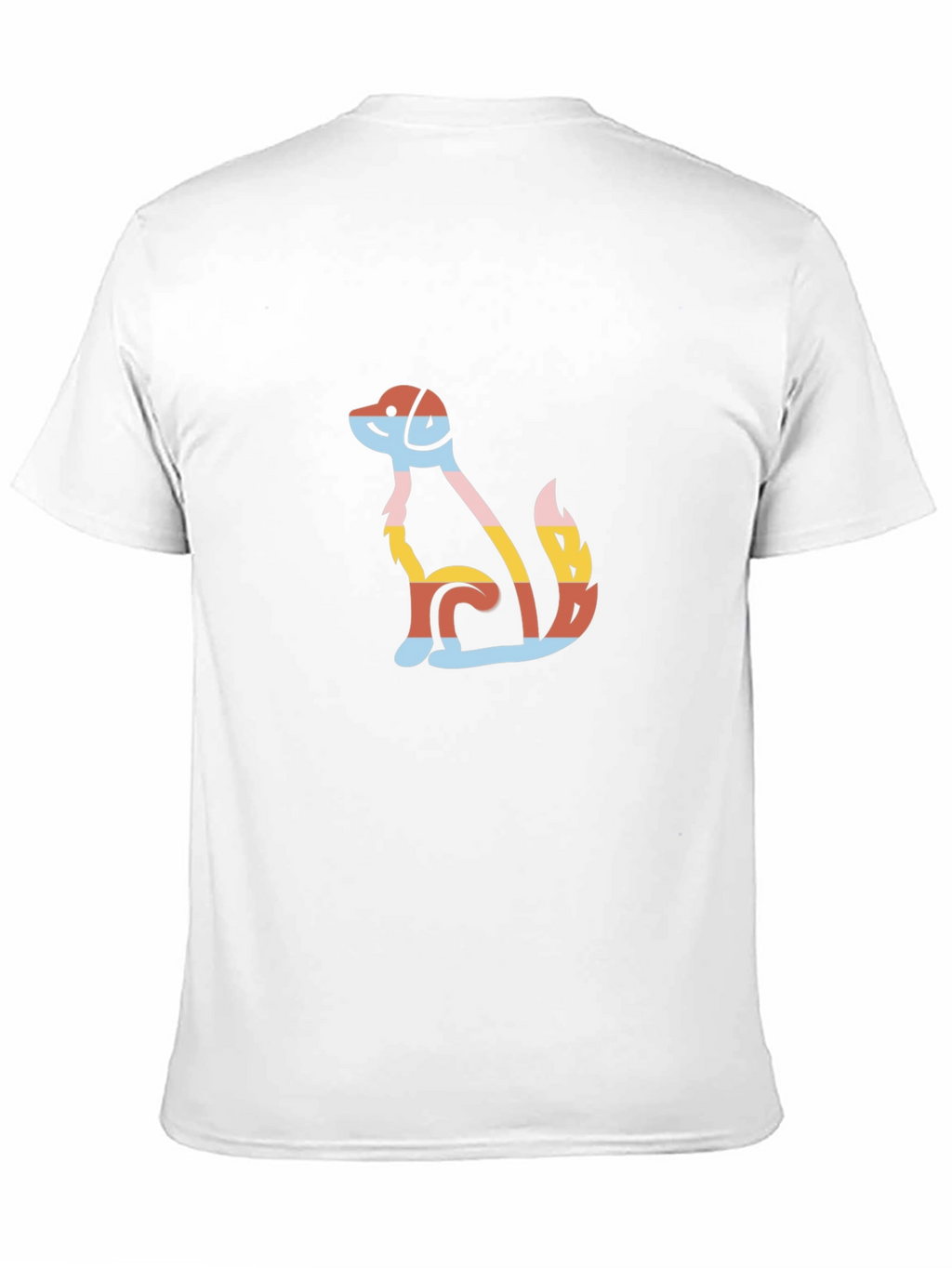 Colorful Dog Graphic T-Shirt – Modern Dog Lover Tee
