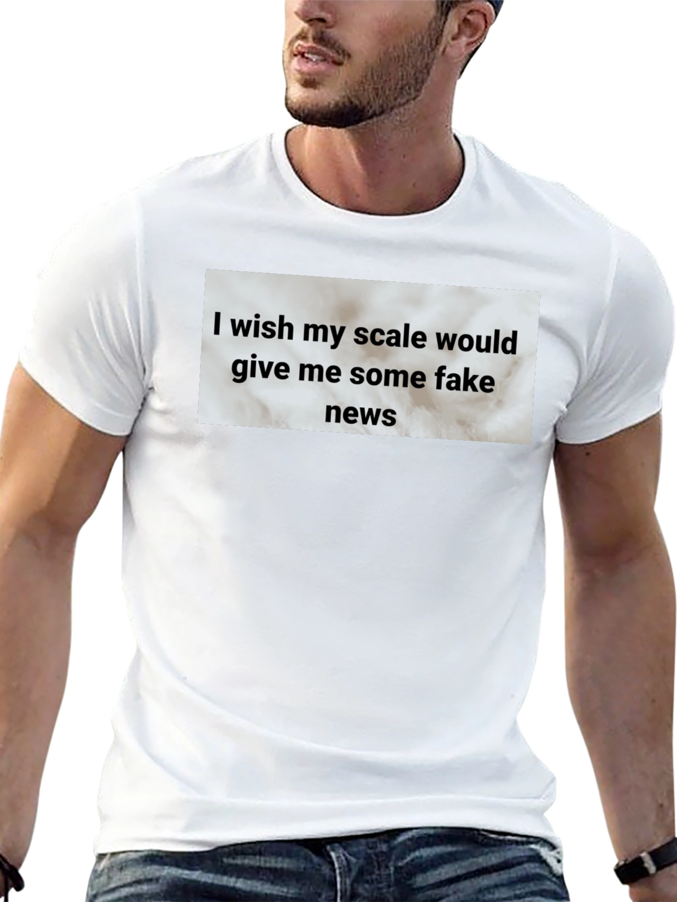 Funny Scale Fake News Graphic T-Shirt