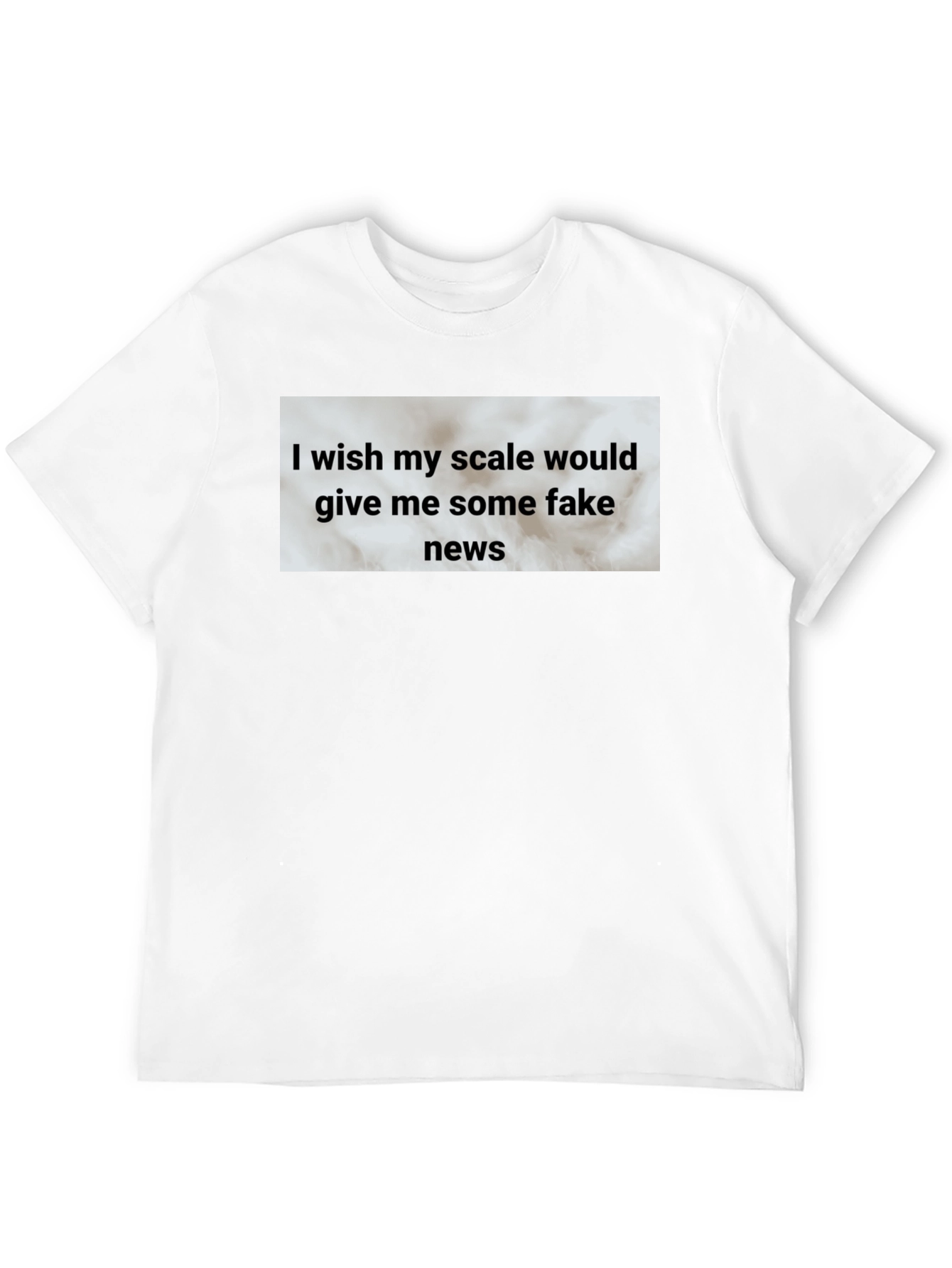 Funny Scale Fake News Graphic T-Shirt