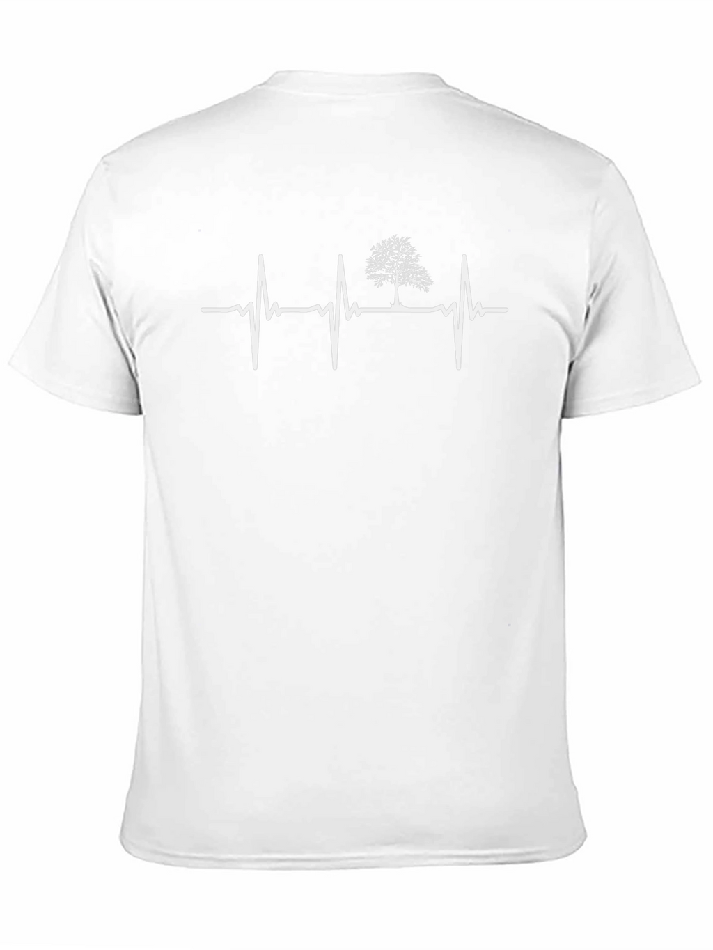 Tree Heartbeat Graphic Tee - Black