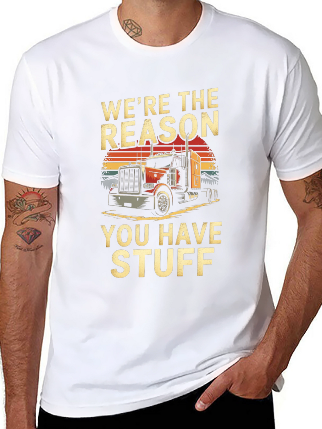 Were The Reason Trucker T-Shirt