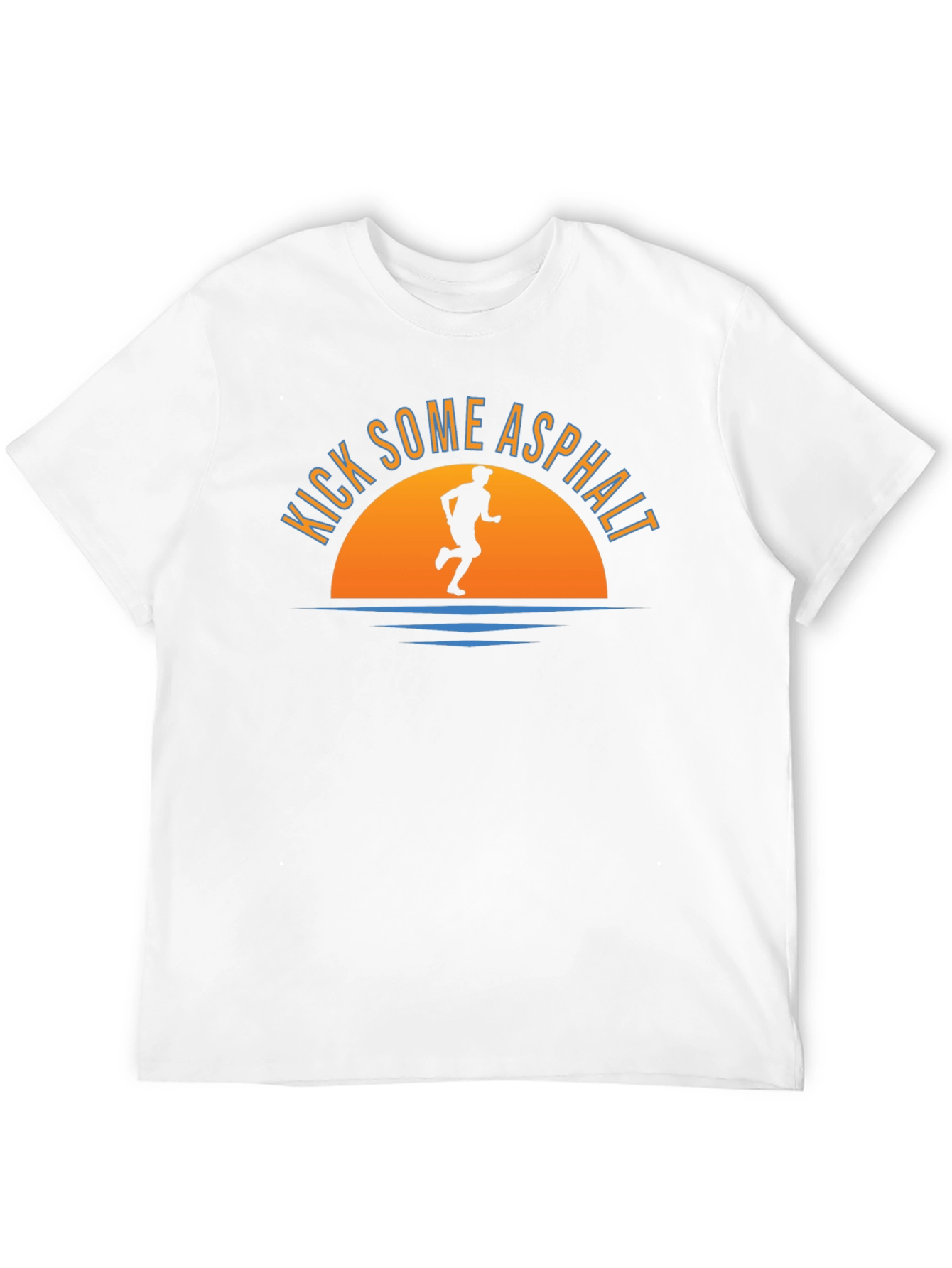 Kick Some Asphalt T-Shirt: Runners Sunset