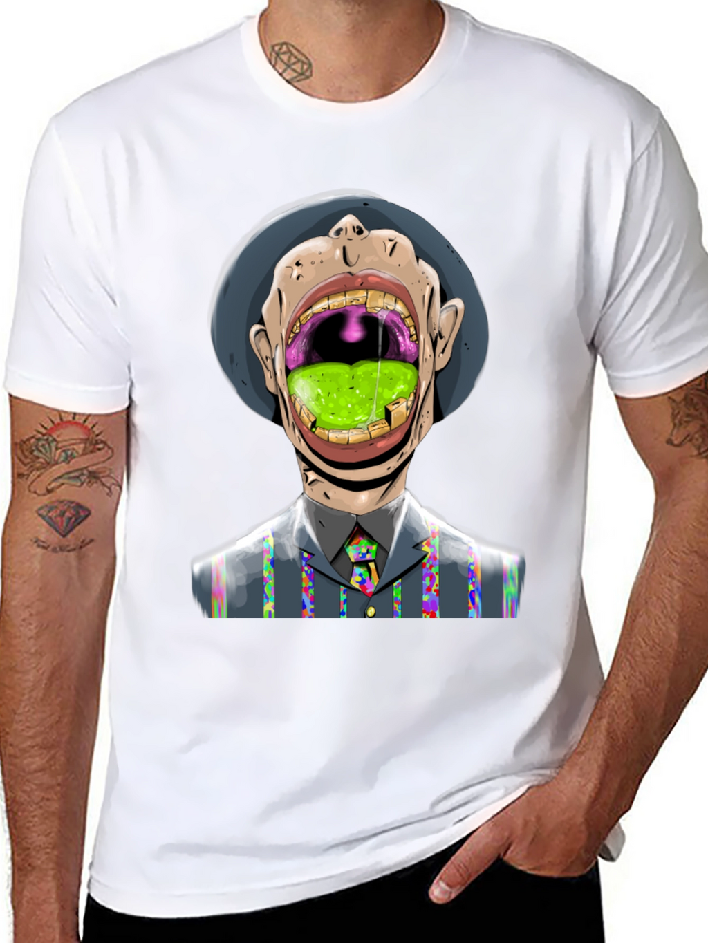 Grotesque Art T-Shirt - Unique & Eye-Catching