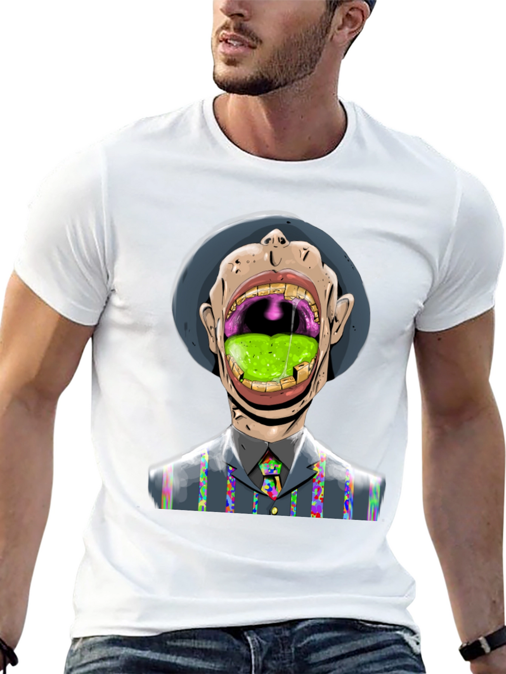 Grotesque Art T-Shirt - Unique & Eye-Catching
