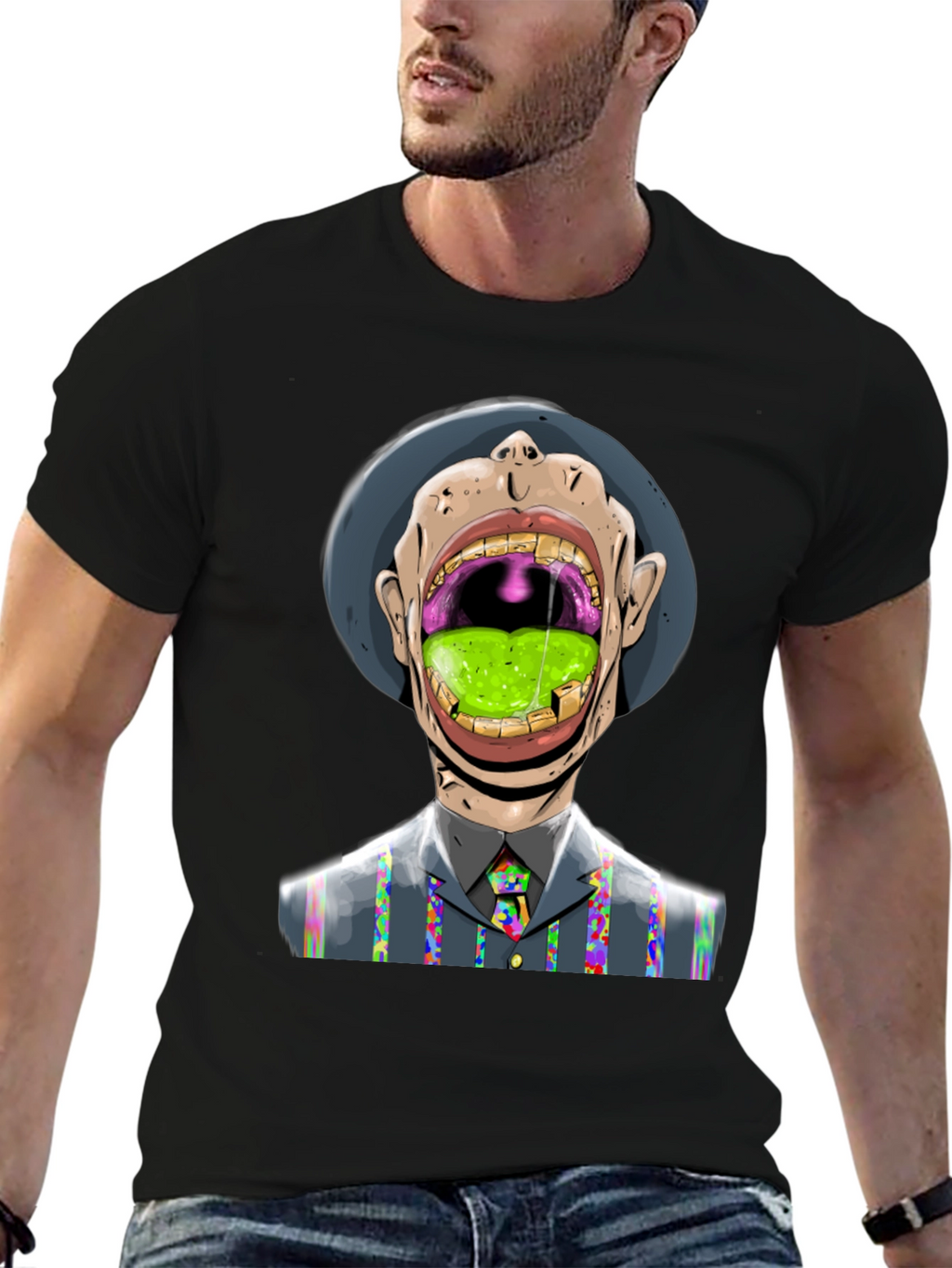Grotesque Art T-Shirt - Unique & Eye-Catching
